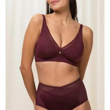 Triumph bordo spalvos liemenėlė True Shape sensation N01