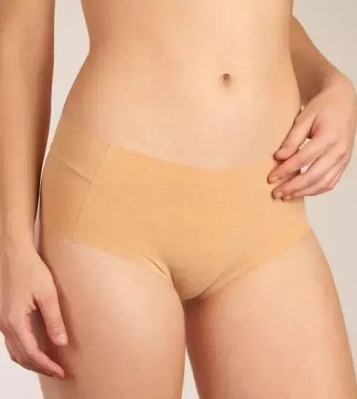 Sloggi L(40) dydžio garstyčių  spalvos kelnaitės Zero Feel Natural Midi