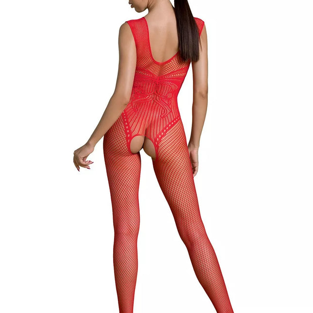 Passion ECO seksuali raudona viso kūno kojinė ECO BS003