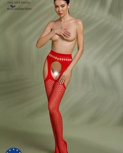 Passion ECO seksualios raudonos pėdkelnės  ECO S002