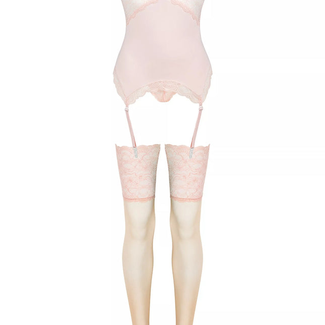 LivCo persiko spalvos korsetas Persinne su kojinėmis