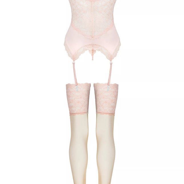 LivCo persiko spalvos korsetas Persinne su kojinėmis