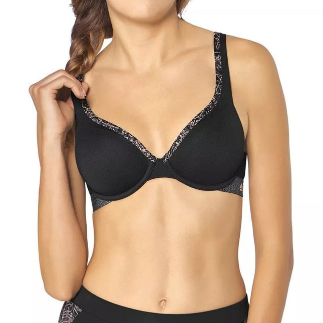 Sloggi 70D dydžio juoda sportinė liemenėlė  women mOwe FLOW Light WHP