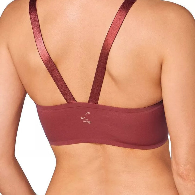 Sloggi S (36) dydžio plytines spalvos sportinė liemenėlė  S Substance Bralette