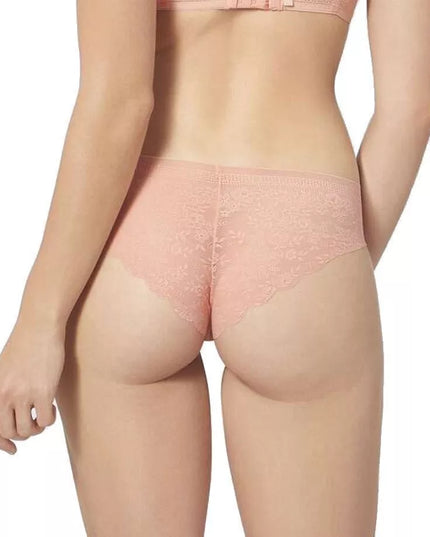 Sloggi L(40) M(38) S(36) XS(34) dydžio koralo spalvos minkštos gifiūrinės kelnaitės Zero Lace H Hipster