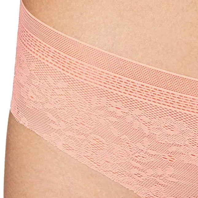 Sloggi XS(34) M(38) S(36) L(40)  dydžio koralo spalvos minkštos  gifiūrinės kelnaitės  Zero Lace H Hipstring