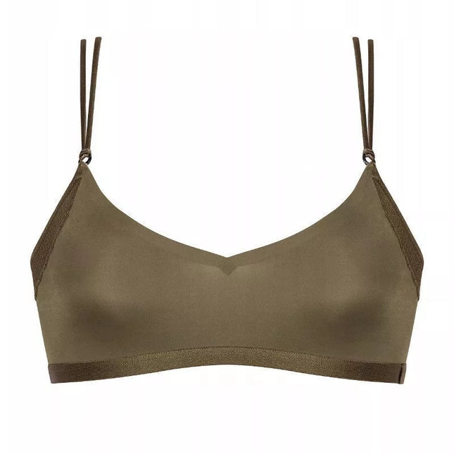 Sloggi 40(L)  dydžio chaki spalvos sportinė  liemenėlė S Silhouette Top