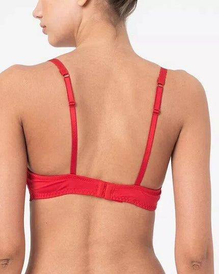 Hunkemoller 70D dydžio raudonos spalvos liemenėlė 119846 Rose