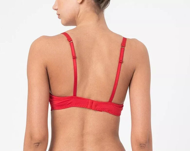 Hunkemoller 70D dydžio raudonos spalvos liemenėlė 119846 Rose