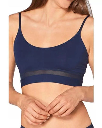 Sloggi S(36) dydžio tamsiai violetinės spalvos braletė Ever Fresh Crop Top