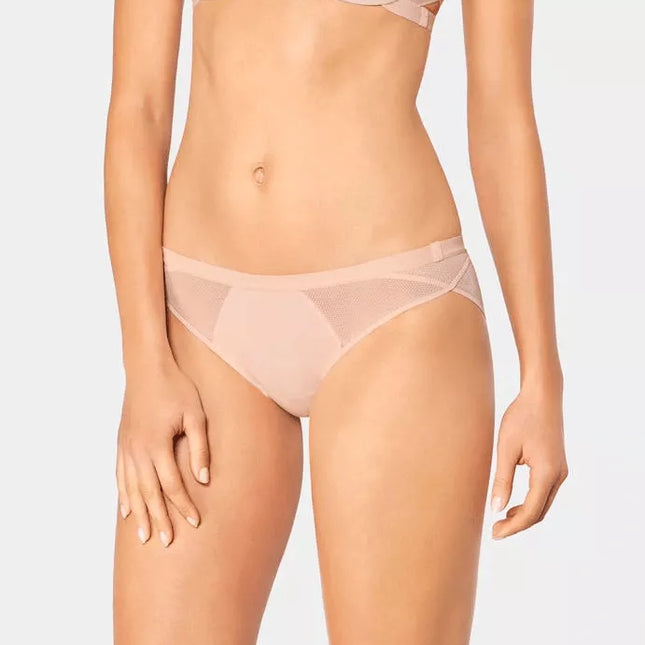 Sloggi 36(S) dydžio šviesiai rožinės spalvos kelnaitės S Symmetry Low Rise Cheeky