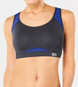 Triumph 75D dydžio mėlynos  ir pilkos spalvų sportinė  liemenėlė  women move FLY W