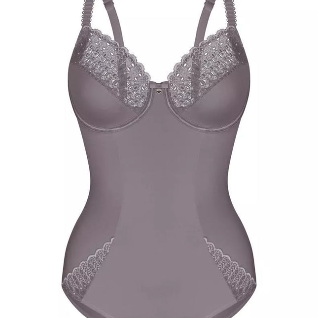 Sassa 75D rausvai violetinės spalvos formojantis triko su liemenėle Lovely Secret 989