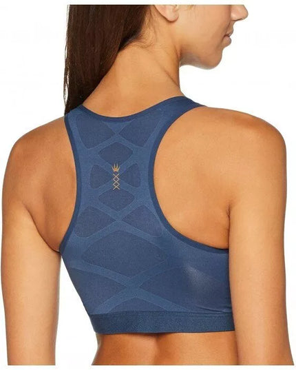 Triumph  XS, S, M dydžio mėlyna marga sportinė  liemenėlė Triaction Seamless Motion N