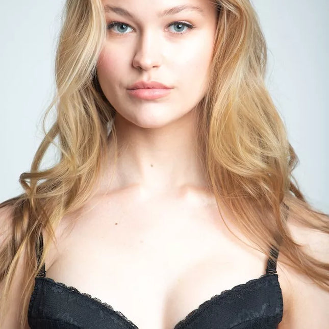 ShaSha juoda push-up liemenėlė VIOLA