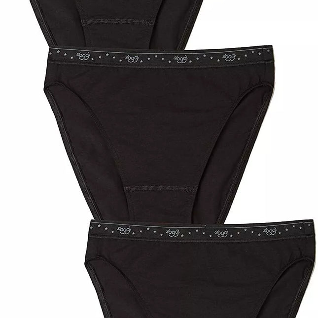 Sloggi 46(3XL) dydžio juodos spalvos moteriškos kelnaitės 100 H Mini