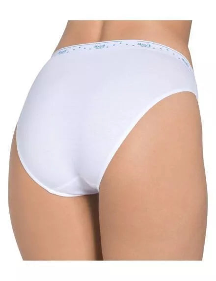 Sloggi baltos spalvos moteriškos kelnaitės 100 H Tai 2 vienetai