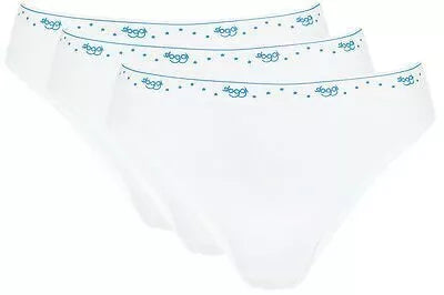 Sloggi baltos spalvos moteriškos kelnaitės 100 Tai 3 vienetai