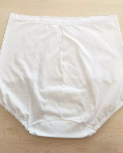 Sloggi baltos medvilninės moteriškos kelnaitės Basic+Gift Box Maxi C3P