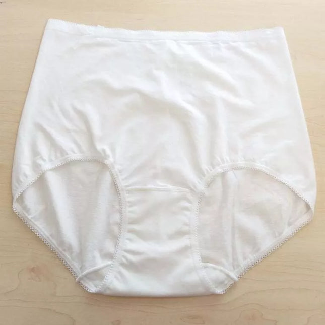 Sloggi baltos medvilninės moteriškos kelnaitės Basic+Gift Box Maxi C3P