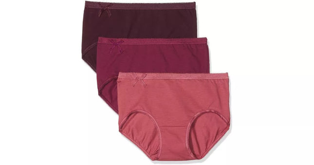 Sloggi tamsiai ružavos   spalvos 48(XXXXL)  dydžio moteriškos kelnaitės Basic+Gift Box Midi C3P