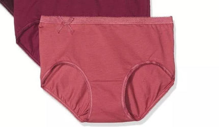Sloggi tamsiai ružavos   spalvos 48(XXXXL)  dydžio moteriškos kelnaitės Basic+Gift Box Midi C3P