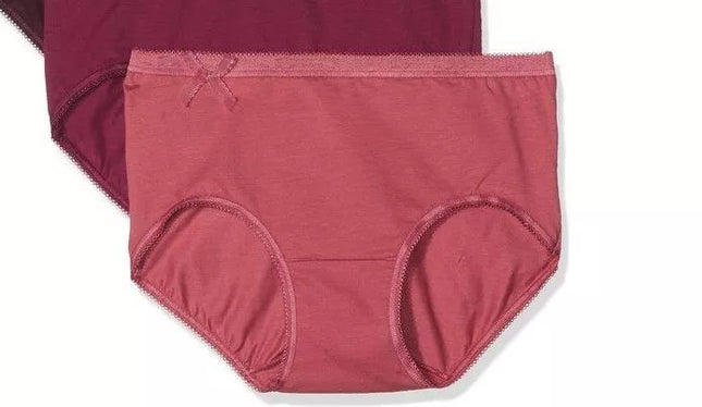 Sloggi tamsiai ružavos   spalvos 48(XXXXL)  dydžio moteriškos kelnaitės Basic+Gift Box Midi C3P