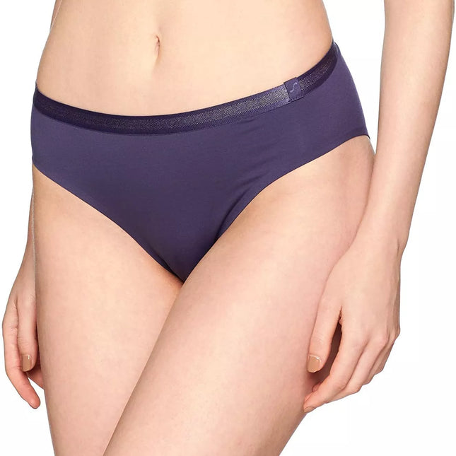 Sloggi 44(XXL) dydžio violetinės spalvos kelnaitės S Serenity High Leg Brief