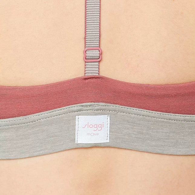 Sloggi  M bordo spalvos sportinė liemenėlė  women mOwe Flow Bralette