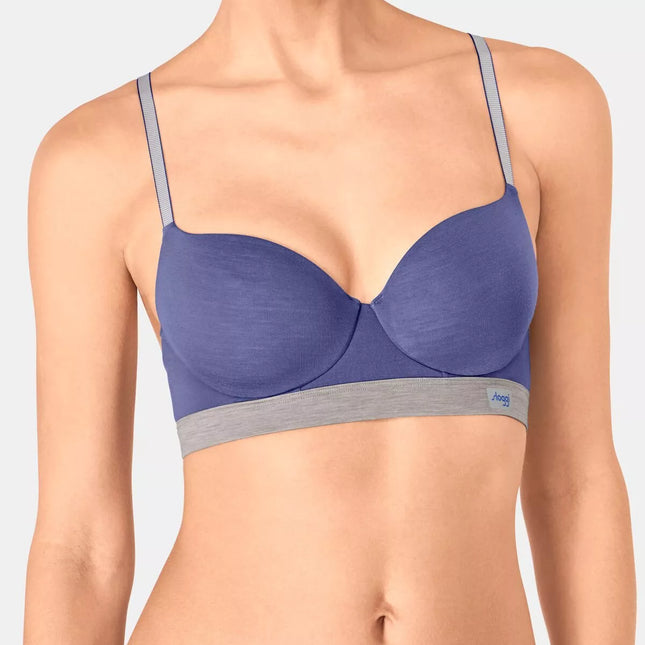 Sloggi 90B dydžio violetinės spalvos sportinė liemenėlė  Women mOwe Flow WHP