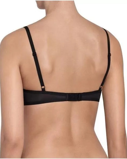 Sloggi 80B 70C juoda  push-up liemenėlė Wow comfort PU