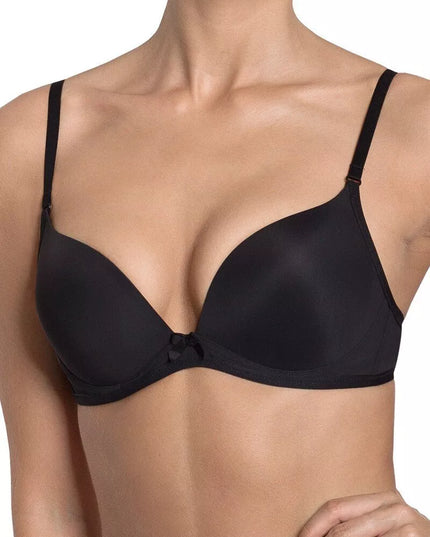 Sloggi 80B 70C juoda  push-up liemenėlė Wow comfort PU