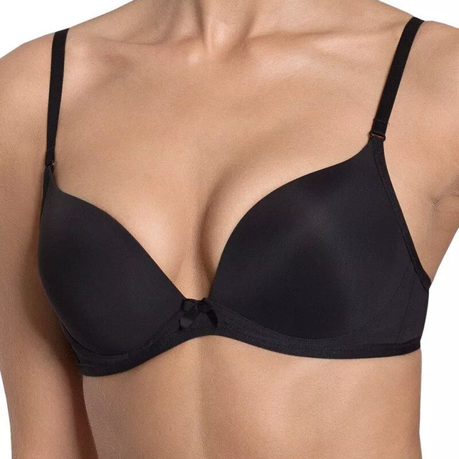 Sloggi 80B 70C juoda  push-up liemenėlė Wow comfort PU