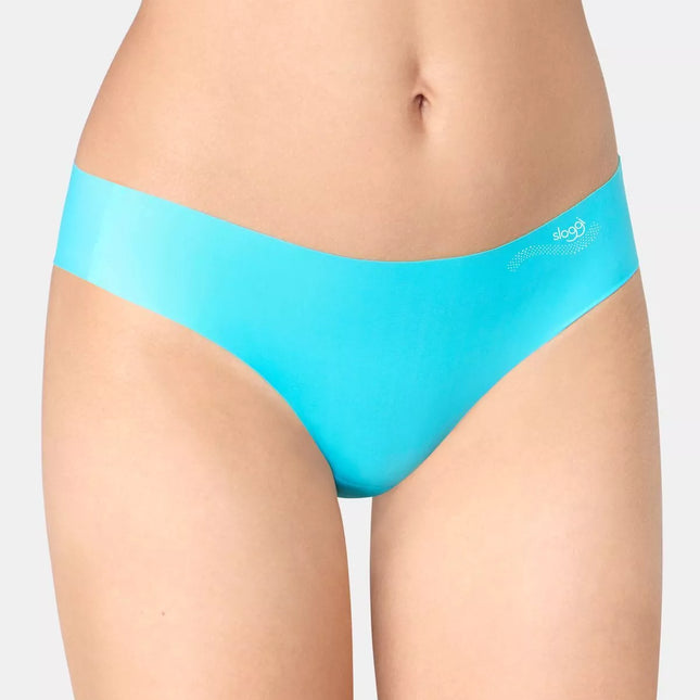 Sloggi 40(L) M(38) dydžio mėtų spalvos  moteriškos kelnaitės Zero Feel Tanga