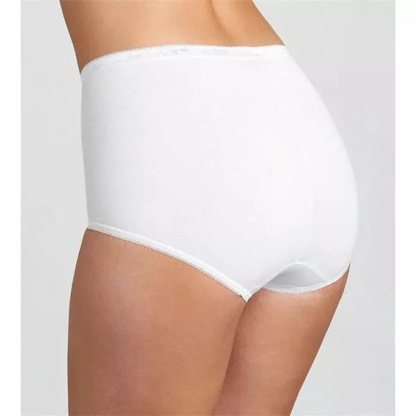 Sloggi baltos spalvos moteriškos kelnaitės Basic+ maxi