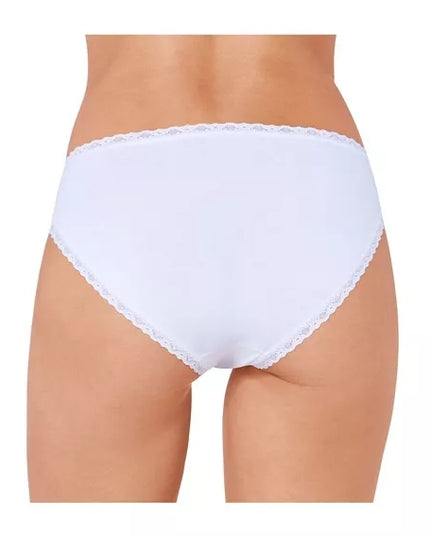 Sloggi 48(XXXXL) dydžio moteriškos baltos spalvos kelnaitės 24/7 Cotton Lace H Tai