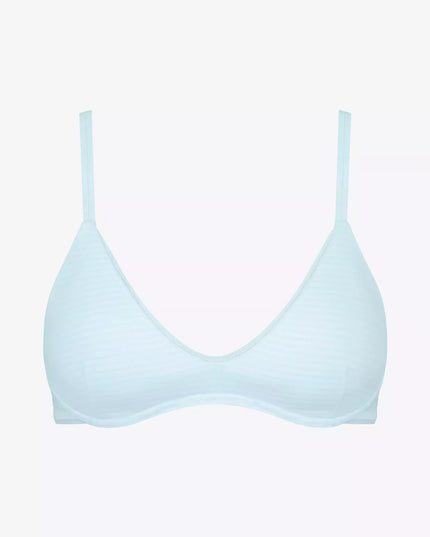 Sloggi XS dydžio žydros spalvos dryžuota liemenėlė Ever Fresh Plus HP