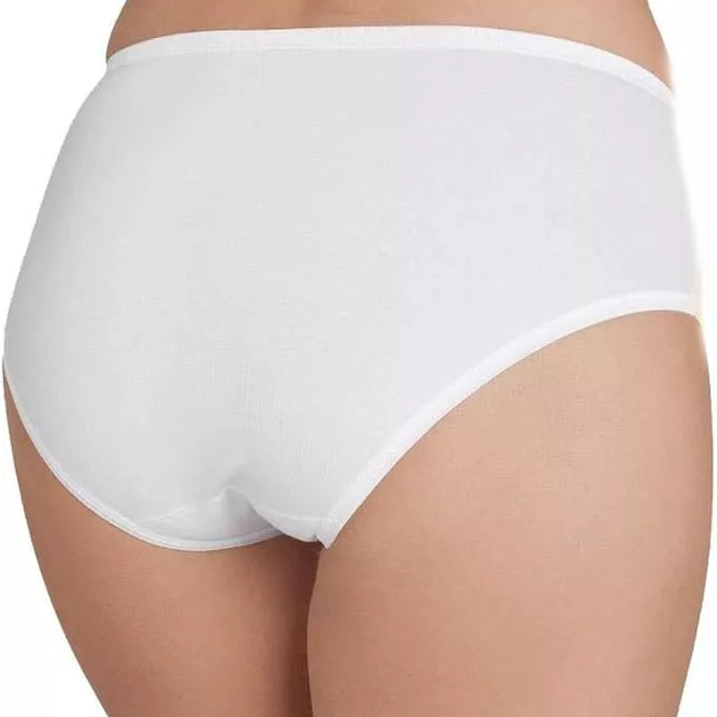 Sloggi 48 dydžio moteriškos baltos spalvos kelnaitės EverNew Midi C3P