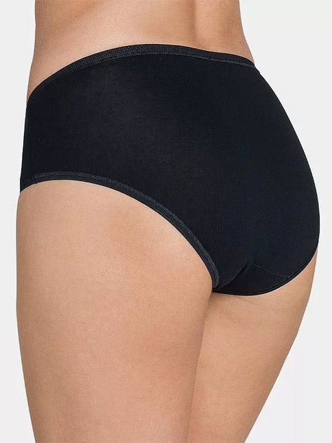 Sloggi 46(XXXL) dydžio moteriškos juodos spalvos kelnaitės EverNew Midi C2P