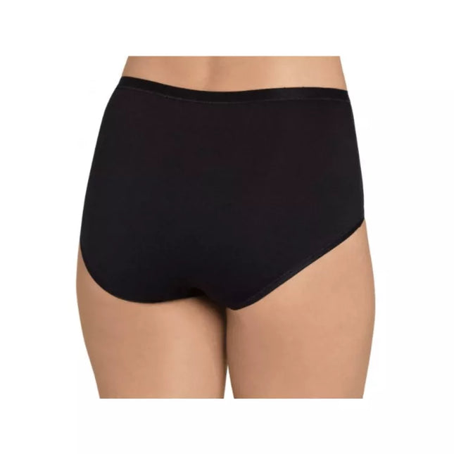 Sloggi 42(XL)  dydžio moteriškos juodos spalvos kelnaitės Feel Pure Maxi C3P