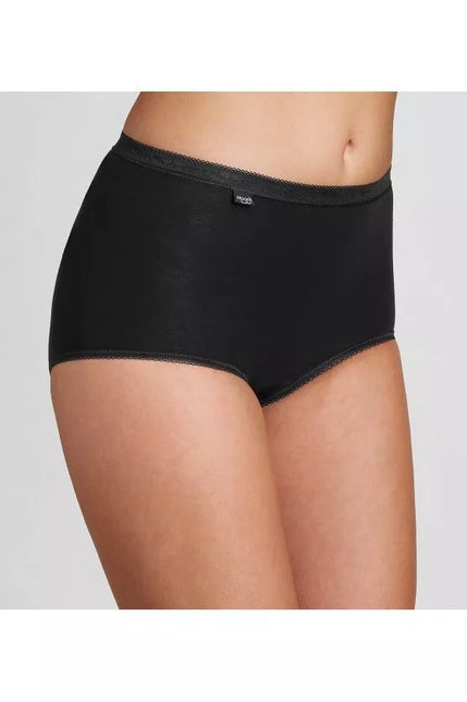 Sloggi  juodos moteriškos kelnaitės Basic+ maxi