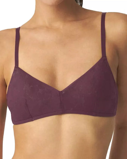 Sloggi XL(42) dydžio bordo spalvos braletė ZERO Lace 2.0 Bralette