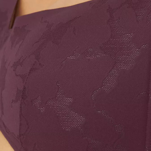 Sloggi XL(42) dydžio bordo spalvos braletė ZERO Lace 2.0 Bralette