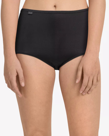 Sloggi 46(XXXL) dydžio moteriškos juodos spalvos kelnaitės 24/7 Microfibre H Maxi