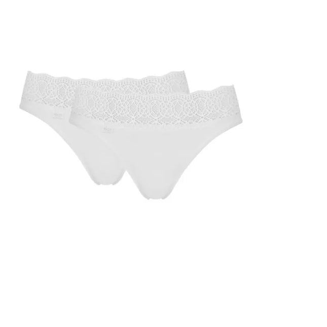 Sloggi 36 dydžio baltos spalvos  kelnaitės Feel Pure Lace strings