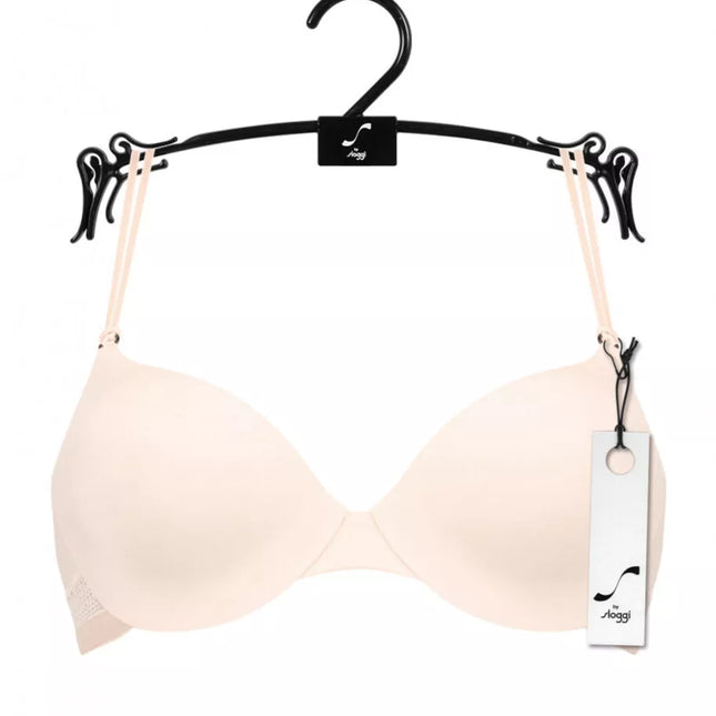 Sloggi 75C vanilės spalvos liemenėlė S Silhouette WHP