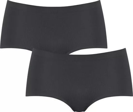 Sloggi L(40)  dydžio juodos spalvos moteriškos kelnaitės women mowe shorty