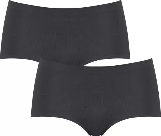 Sloggi L(40)  dydžio juodos spalvos moteriškos kelnaitės women mowe shorty