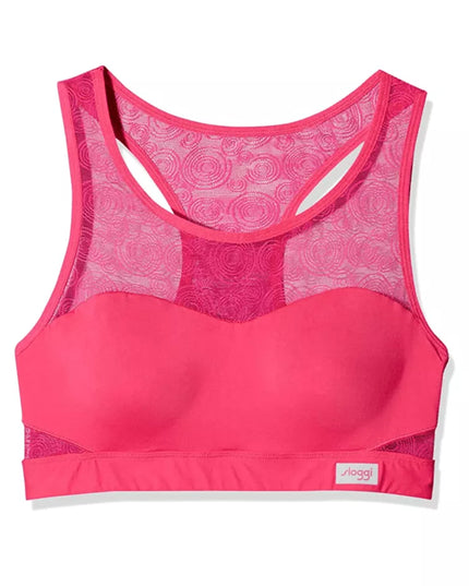Sloggi L(40)  sportinė ryškios ružavos  spalvos  liemenėlė women mOwe FLEX Top
