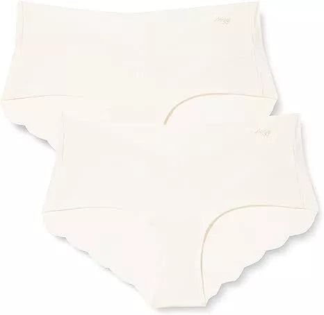 Sloggi S dydžio baltos spalvos kelnaitės Zero Cotton Short C2P
